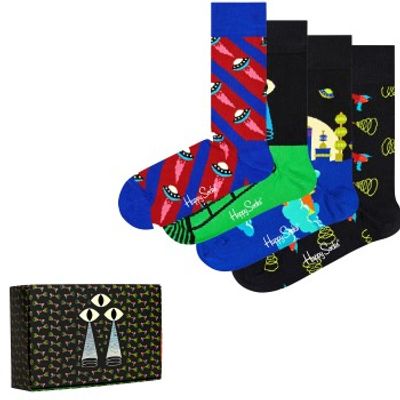 Happy socks 4 stuks Space Socks Gift Box * Actie *