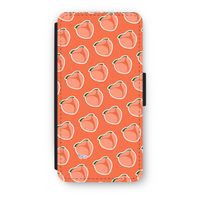 Just peachy: iPhone 7 Flip Hoesje