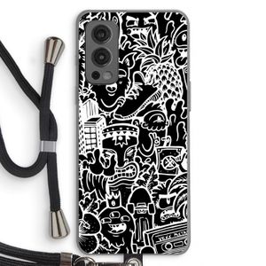 Vexx Black Mixtape: OnePlus Nord 2 5G Transparant Hoesje met koord