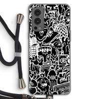 Vexx Black Mixtape: OnePlus Nord 2 5G Transparant Hoesje met koord