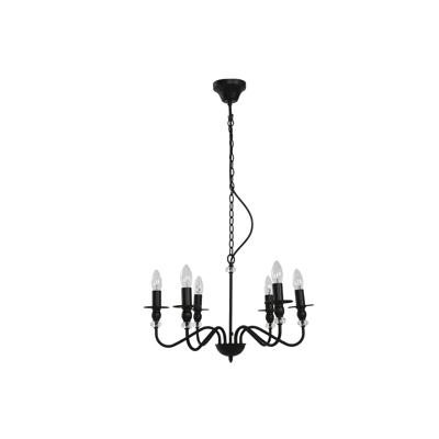 Plafondlamp Home ESPRIT Zwart Metaal 25 W 54 x 54 x 46 cm