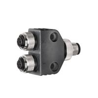 Weidmüller 1881710000 Sensor/actuator verdeler en adapter M12 Aantal polen (sensoren): 5 Adapter, Y-vorm 1 stuk(s)