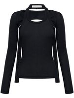Dion Lee haut Modular à dos ouvert - Noir