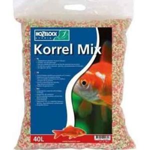 HoZelock Korrel Mix 40L - Drijvende Vijvervoer Korrels 3mm, Vitaminerijk voor Alle Vijvervissen