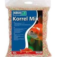 HoZelock Korrel Mix 40L - Drijvende Vijvervoer Korrels 3mm, Vitaminerijk voor Alle Vijvervissen