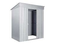 Globel Tuinschuur Skillion (Zilver metallic, 64cm)
