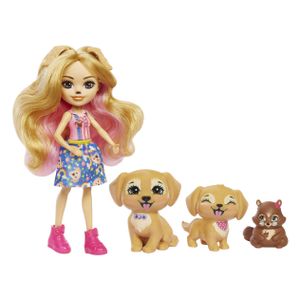 Mattel Enchantimals Gerika Golden Retriever Family