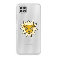 Kleine leeuw: Samsung Galaxy A22 4G Transparant Hoesje