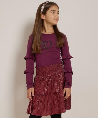 jurk met glitter plissé jurk met glitter plissé