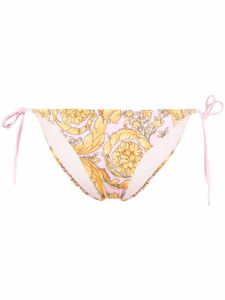 Versace bas de bikini à imprimé Barocco - Rose