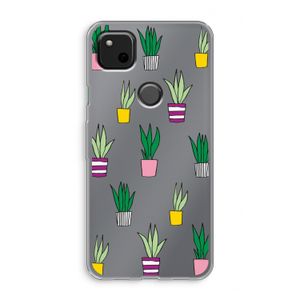 Sanseveria: Google Pixel 4a Transparant Hoesje