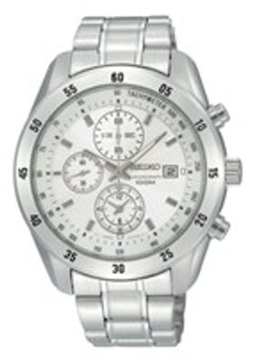 Horlogeband Seiko 7T92-0LV0 / SNDC41P1 / M03M219J0 Staal 20mm