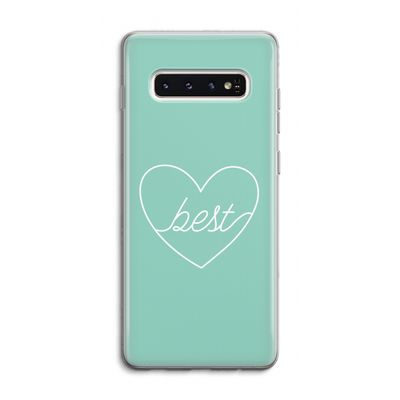 Best heart pastel: Samsung Galaxy S10 4G Transparant Hoesje