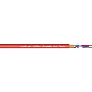 Sommer Cable 200-0053 Microfoonkabel 2 x 0.34 mm² Rood per meter