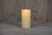 IVOOR KAARS WAX RUSTIEK BEWEGENDE VLAM 10X20CM 2XC /TIMER - Annas collection