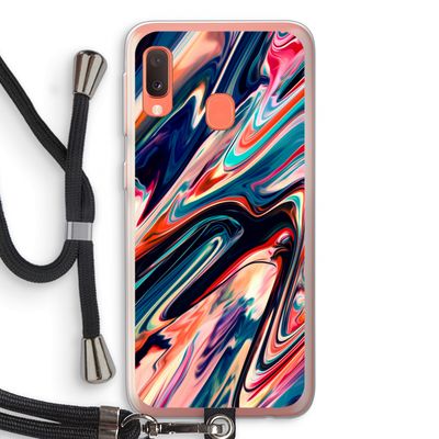 Quantum Being: Samsung Galaxy A20e Transparant Hoesje met koord