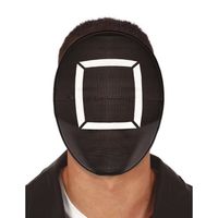 Verkleed masker game vierkant bekend van tv serie - Verkleedmaskers - thumbnail