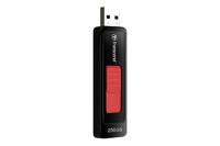 Transcend TS256GJF760 USB-stick Retail 256 GB Zwart/rood TS256GJF760 USB 3.2 Gen 1 (USB 3.0) - thumbnail