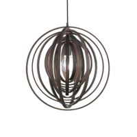 Trio Hanglamp Boolan donker houtbruin 305900126