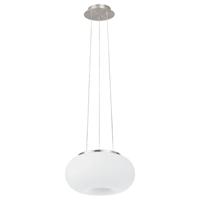 Eglo Design Hanglamp Optica 28cm nikkel met wit 86813 - thumbnail