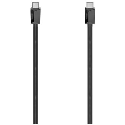 HamaUSB-C-kabel Full-Featured, eMarker, USB 3.2 Gen2, 10 Gbit/s, 1,00 m Kabel Zwart