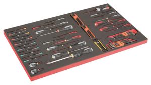 Bahco Foaminlay Fit&Go 40" met schroevendraaiers | ERGO | gleuf | Phillips | Pozidriv | TORX® en inbussleutels - 88-delig - FF1B06LM
