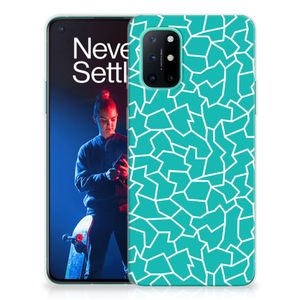 OnePlus 8T Hoesje maken Cracks Blue