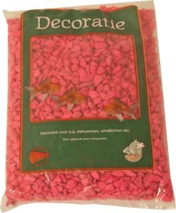 Neon quartz roze zak a 1 kg - Gebr de boon