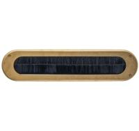 Intersteel Tochtwering ovaal PVD messing getrommeld - thumbnail
