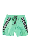 SUPERREBEL Jongens zwembroek Bay - Fluo mint