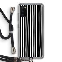 Stripes: Samsung Galaxy A41 Transparant Hoesje met koord