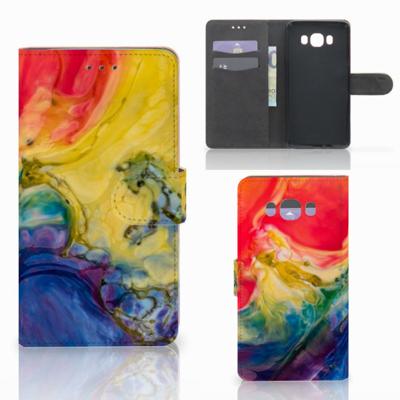 Hoesje Samsung Galaxy J7 2016 Watercolor Dark Hoesje Samsung Galaxy J7 2016 Watercolor Dark