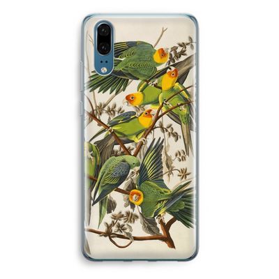 Carolinaparkiet: Huawei P20 Transparant Hoesje