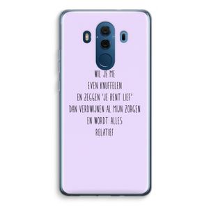 Relatief: Huawei Mate 10 Pro Transparant Hoesje