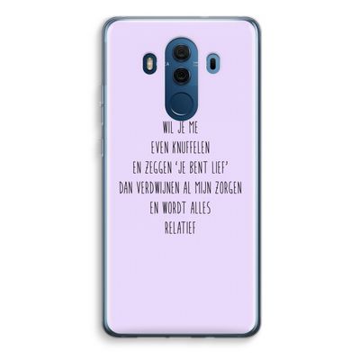 Relatief: Huawei Mate 10 Pro Transparant Hoesje