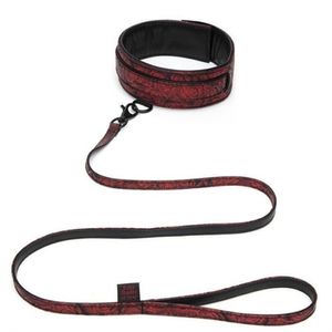 Lovehoney Fifty Shades of Grey Sweet Anticipation Reversible Faux Leather Collar and Lead