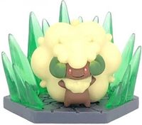 Pokemon Gashapon Fire & Grass Diorama Figure - Whimsicott - thumbnail