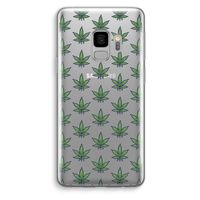 Weed: Samsung Galaxy S9 Transparant Hoesje