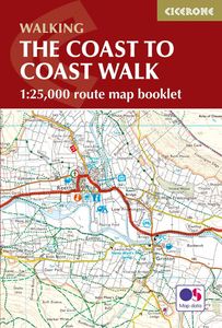 Wandelkaart The Coast to Coast Map Booklet | Cicerone