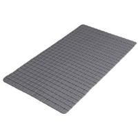 Urban Living Badkamer anti slip mat - rubber - antraciet - 39x69cm