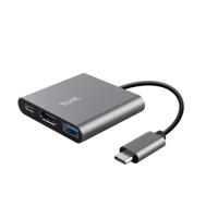 Trust Dalyx 3-in-1 Multiport USB-C Adapter adapter - thumbnail