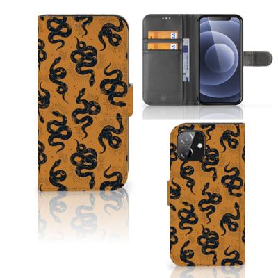 Telefoonhoesje | Met pasjeshouder | voor iPhone 12 | 12 Pro (6.1") Snakes
