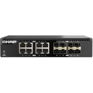 QNAP QSW-3216R-8S8T netwerk-switch Unmanaged L2 10G Ethernet (100/1000/10000) Zwart