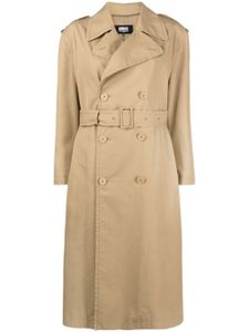 MM6 Maison Margiela trench à boutonnière croisée - Tons neutres