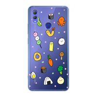 Happy bento friends: Honor Note 10 Transparant Hoesje