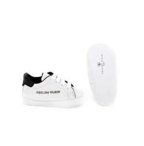Philipp Plein Sneakers 72782 Baby Wit/Zwart - Maat 15 - Kleur: WitZwart | Soccerfanshop
