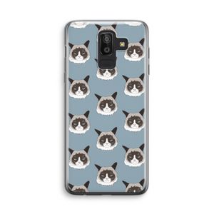 It's a Purrr Case: Samsung Galaxy J8 (2018) Transparant Hoesje