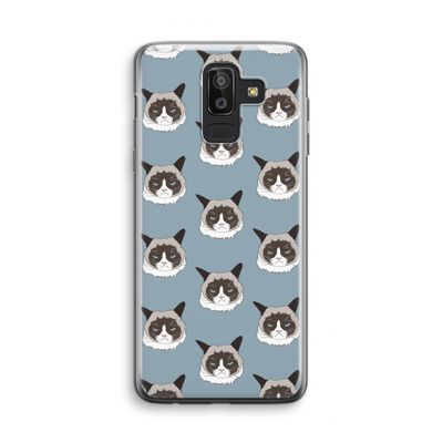 It's a Purrr Case: Samsung Galaxy J8 (2018) Transparant Hoesje