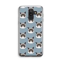 It's a Purrr Case: Samsung Galaxy J8 (2018) Transparant Hoesje