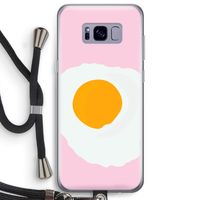 Sunny side up: Samsung Galaxy S8 Plus Transparant Hoesje met koord